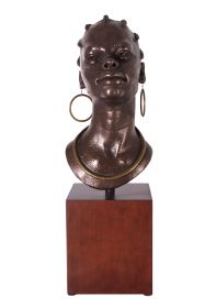 African Queen Bust on Stand