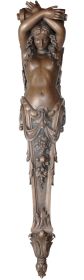 Grand Lady Pilaster Bronzed Finish 915 Inch