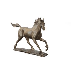 Bronzed Galloping Horse