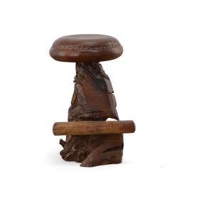 Old Growth Teak Root Counter Stool