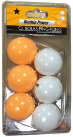 Game Room PP1116 Ping Pong Balls - Pack of 6