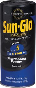 Game Room SHBHF5 16 oz Sun-Glo Shuffleboard Powder - Speed 5