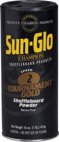 Game Room SHBHG2 16 oz Sun-Glo Shuffleboard Powder - Speed 2