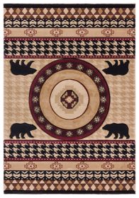 United Weavers of America 2055 41626 912 Cottage Haven Beige Area Rectangle Rug&#44; 7 ft. 10 in. x 10 ft. 6 in.