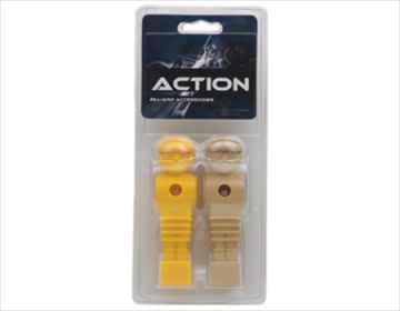 Game Room FBMBY Foosball - Brown - Yellow Men Blister Pack
