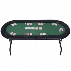 CB16586 Casino Poker Table Foldable for 8 Players