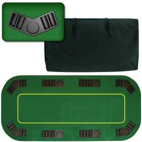 Deluxe Texas Holdem Folding Poker Tabletop - 80 inches